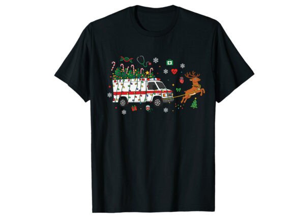 Ambulance Reindeer Paramedic T-Shirt: A Designer’s Review