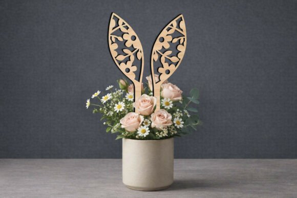Review: Bunny Flowers SVG Easter Ears Planter