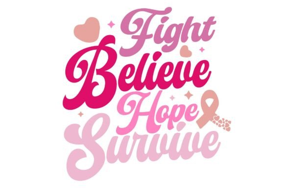 Review: Fight Believe Hope Survive Embroidery Design