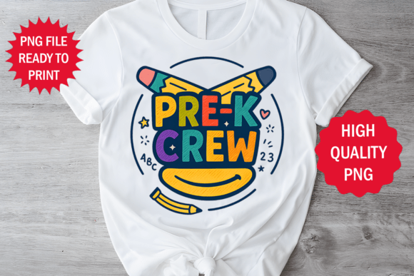 Review: Pre K Crew 100 Days Shirt PNG