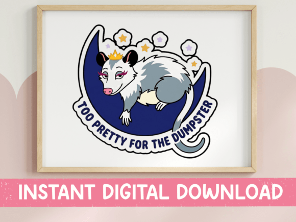 Review: Too Pretty for the Dumpster Opossum Design