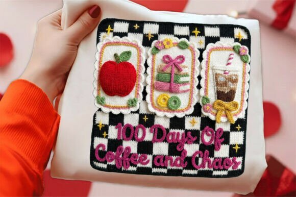 Review: Yarn 100 Days of Coffee Chaos PNG for Embroidery