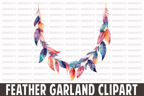 Reviewing Feather Garland Clipart PNG for Embroidery