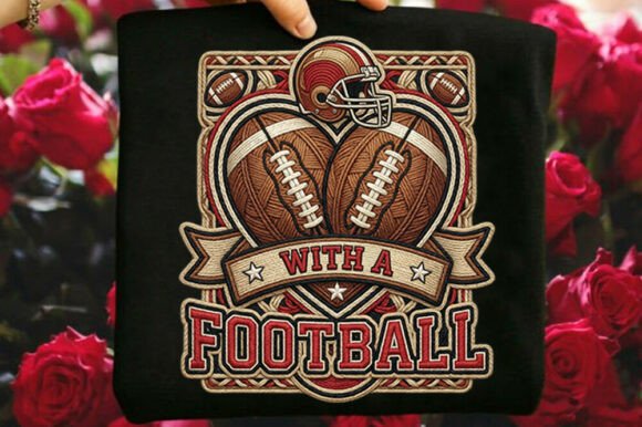 Reviewing the American Football Png T-shirt Design for Embroidery