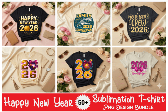 Reviewing the Happy New Year T-shirt Bundle Design Png