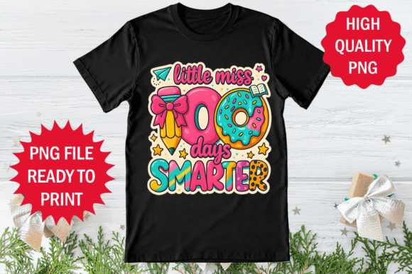 Reviewing the Little Miss 100th Day Tee Design