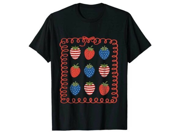 Reviewing the Patriotic Strawberry Paramedic T-Shirt Design